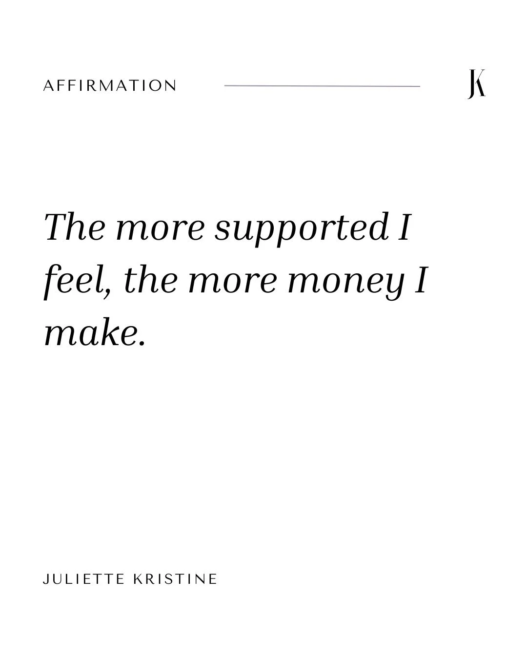 When you feel supported, you expand.⁠
⁠
When you feel unsupported, you contract.⁠
⁠
Contraction tells your energy: &ldquo;It&rsquo;s not safe to receive more.&rdquo;⁠
⁠
Support tells your energy: &ldquo;I can hold more with ease.&rdquo;⁠
⁠
This is wh