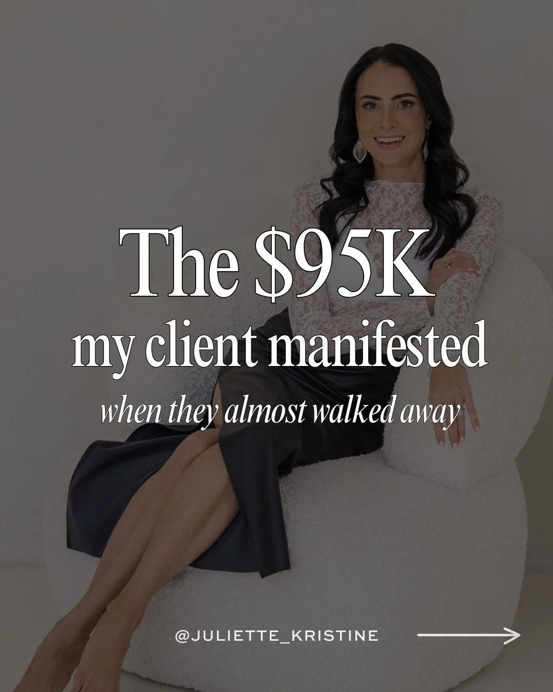 My client manifested a $95K legal payout&hellip; after almost walking away.⁠
Initially, they said to me:⁠
⁠
&ldquo;Should I really do this, Juliette? It feels like it could be a headache to pursue.&rdquo;⁠
⁠
But when I tuned into their energy, I felt
