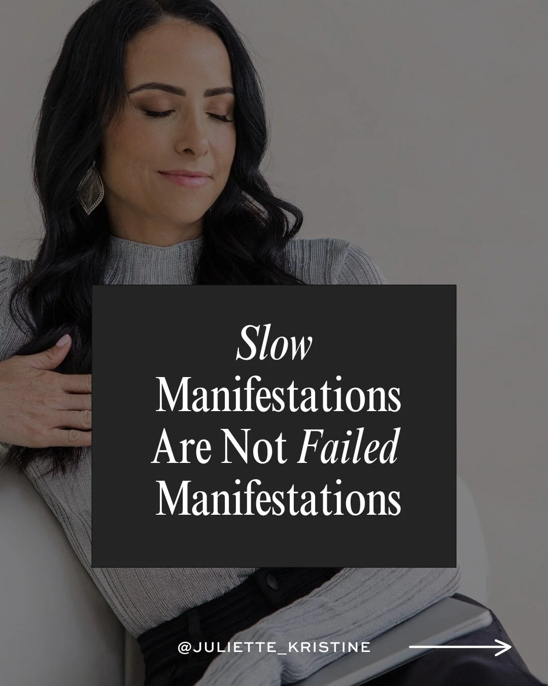 Everyone loves the thrill of a manifestation landing overnight (including me).⁠
⁠
But some of the most powerful manifestations don&rsquo;t always happen fast, they happen steadily.⁠
⁠
Why? ⁠
⁠
Because slow doesn&rsquo;t mean stuck.⁠
⁠
It means your f