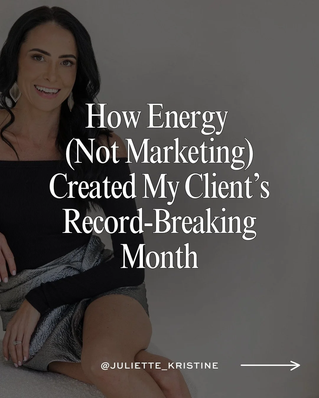 Just to give you some context, this client and I have been doing strategic work in the background:⁠
⁠
SEO improvements, Google profile updates, and refined website copy are all in motion, but not yet live.⁠
⁠
And yet last month, she celebrated her hi