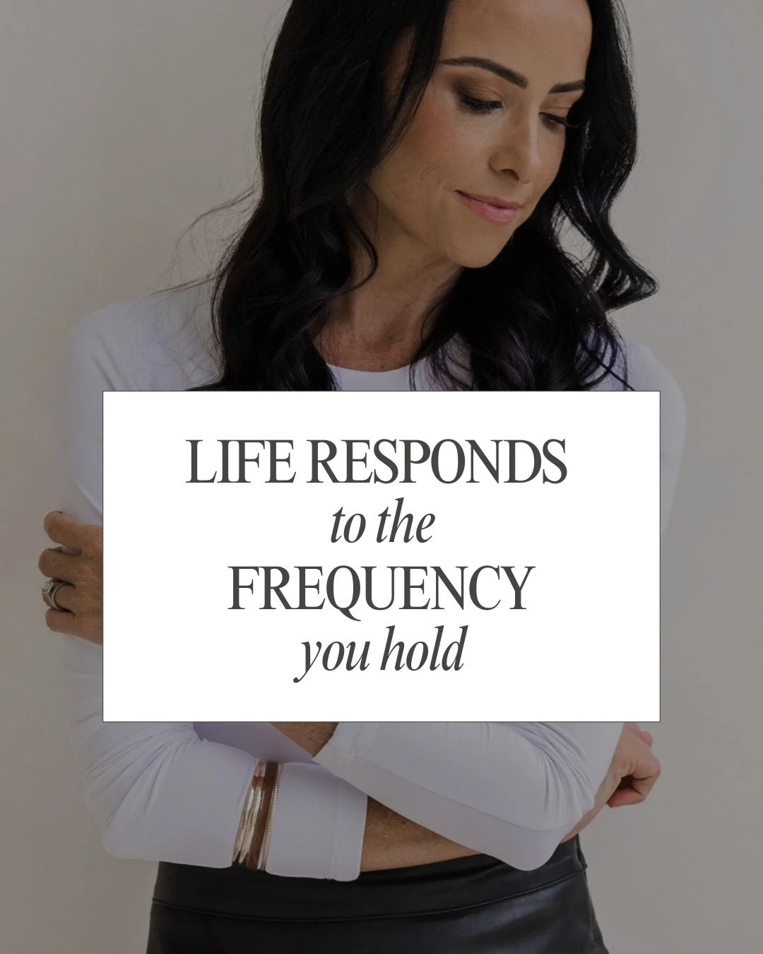 When you are in alignment, life responds.⁠
⁠
Not because you push harder, but because your energy is clear.⁠
⁠
You start moving as the version of you who already has what you want.⁠
That&rsquo;s when things begin to flow.⁠
⁠
Synchronicities show up e