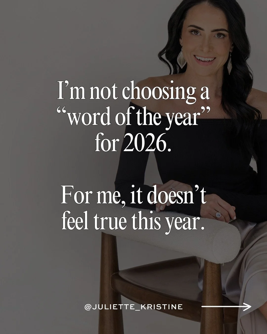 I don&rsquo;t think there&rsquo;s anything wrong with choosing a word for the year.⁠
⁠
It just doesn&rsquo;t feel expansive enough for me right now.⁠
⁠
When I tune into single words 〰️ even beautiful ones like ease, growth, or expansion 〰️ my energy 