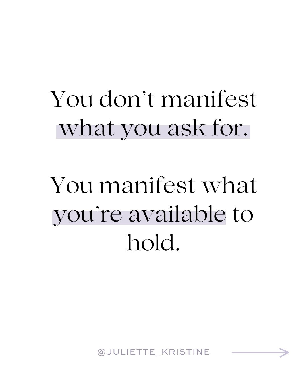 Manifestation isn&rsquo;t only about desire.⁠
⁠
It&rsquo;s also about energetic capacity.⁠
⁠
The more your inner world is stretched by pressure, strain, over-responsibility or emotional noise, the less s p a c e there is for abundance, opportunities,