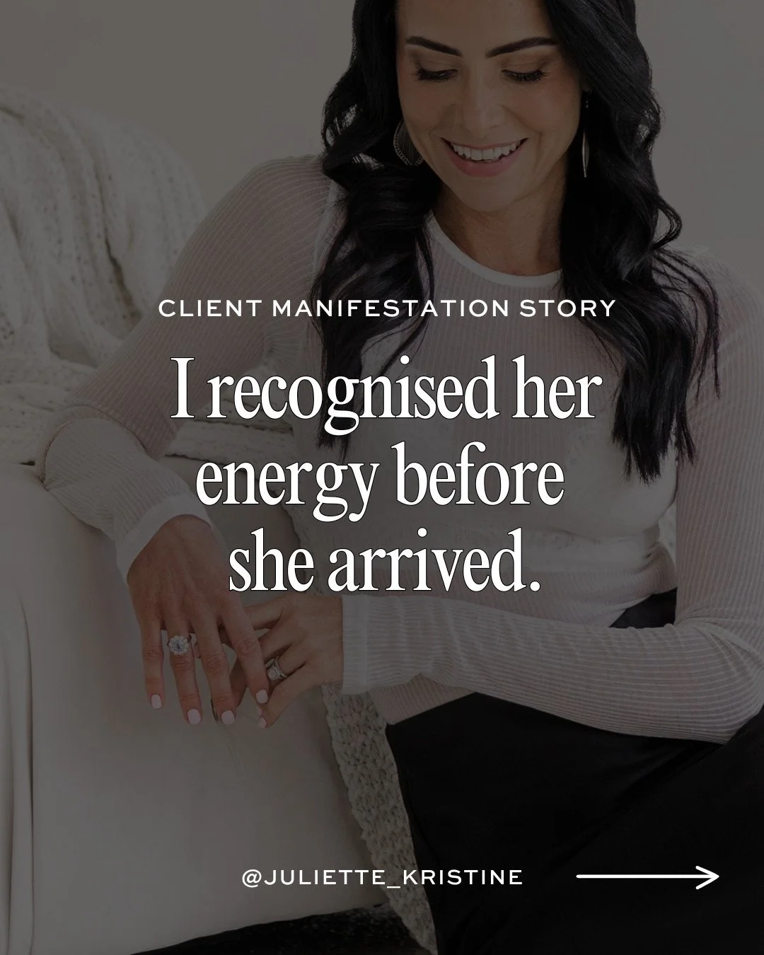 Manifestations can make themselves known long before they arrive in physical form.⁠
⁠
You feel them first.⁠
⁠
You recognise their energy.⁠
⁠
And when they finally appear, they don&rsquo;t feel surprising, they feel familiar.⁠
⁠
My experience with thi