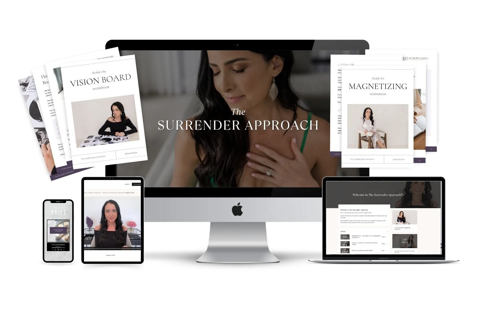 manifesting course mockup