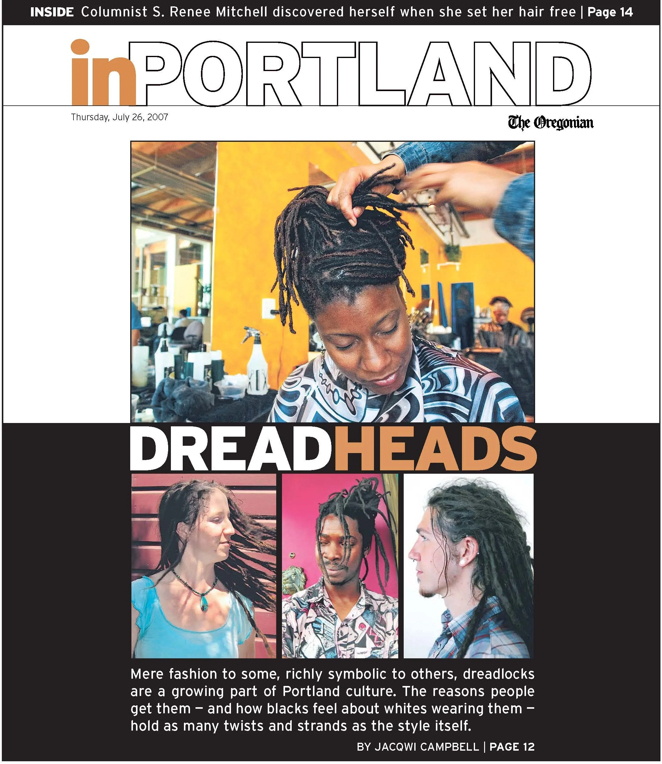 The Oregonian - Dreadheads