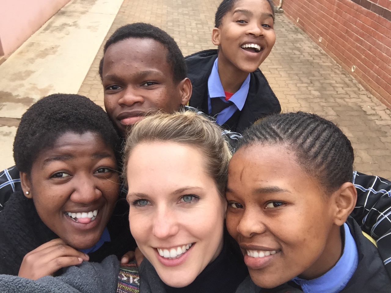 The older kids loved a good selfie - particularly when I showed them snap chat!