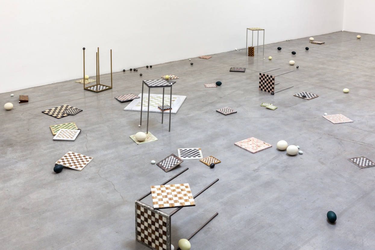 THE ST. PETERSBURG PARADOX , 2014, exhibition view at Swiss Institute. Courtesy of the artist