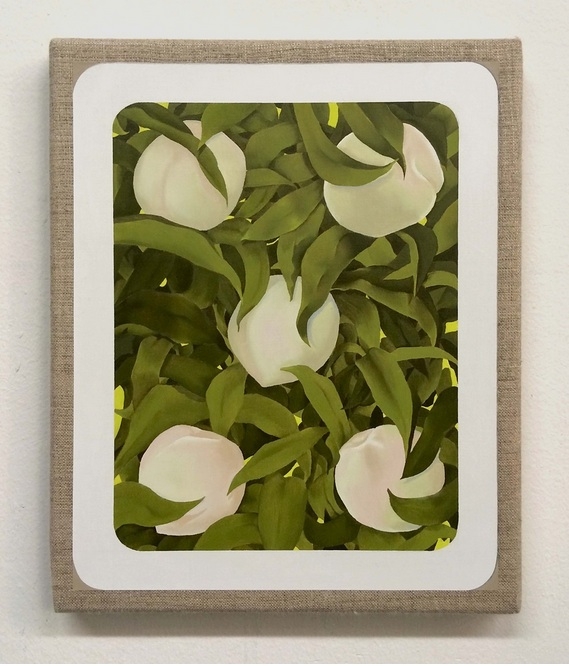 Mika Horibuchi, 5 of Hearts, 2015, Oil on linen. Courtesy of Patron Gallery