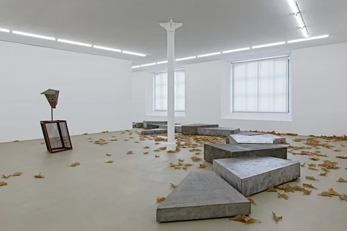 Martin Boyce, A River in the Trees , 2009. Installation view. Courtesy of the Museum Für Gegenwartkunst, Basel
