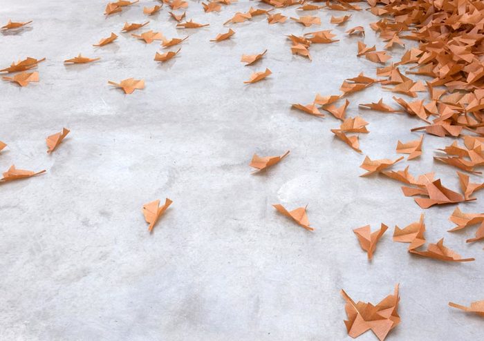 Martin Boyce, A River in the Trees , 2009. Detail. Courtesy of the Museum Für Gegenwartkunst, Basel