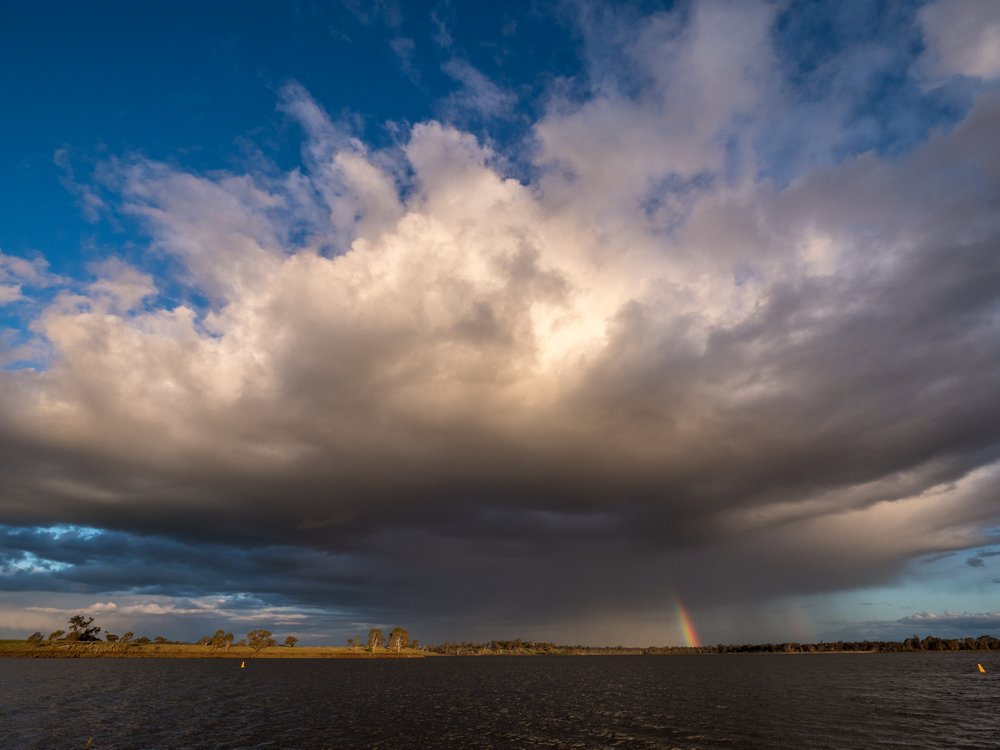  Rainbow rain storm 