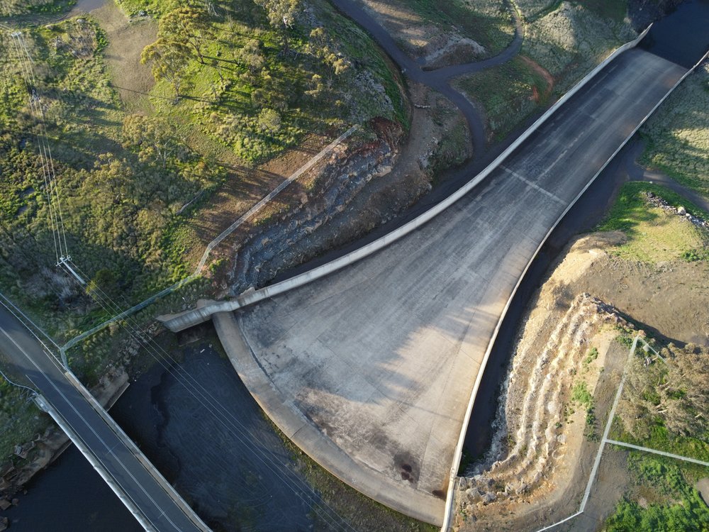  Spillway before it flowed 