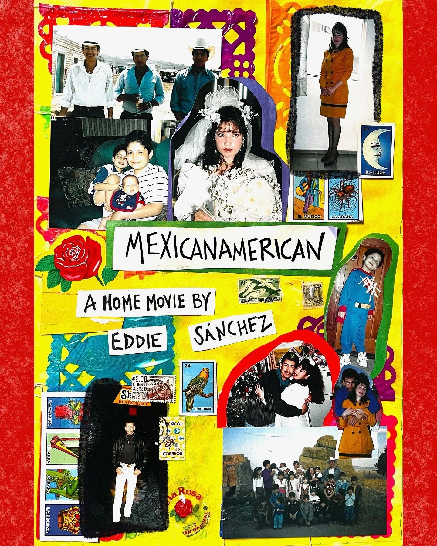 Ladies and gentlemen, the official poster artwork for MEXICANAMERICAN, brilliantly hand-crafted by Chicago-based artist @annaclairewhite using real-world materials to create an actual, physical collage.

MEXICANAMERICAN is an upcoming documentary by 