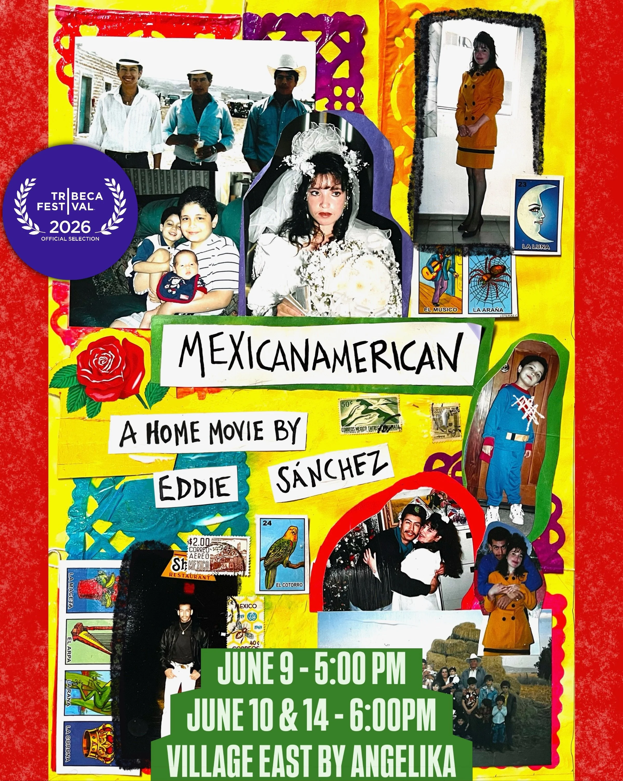 Attend the world premiere of MEXICANAMERICAN, an official selection of the 2026 Tribeca Festival Documentary Competition.

Using present-day interviews and the VHS home movies his family once sent across the border, a filmmaker explores how and why h
