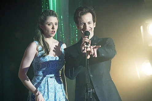 Annie Abrams and Denis O'Hare in "True Blood"
