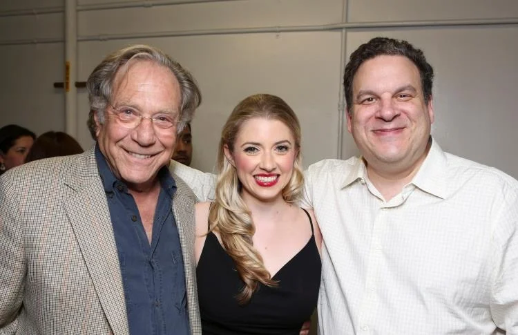 Annie with George Segal and Jeff Garlin at the opening of "The Sunshine Boys"