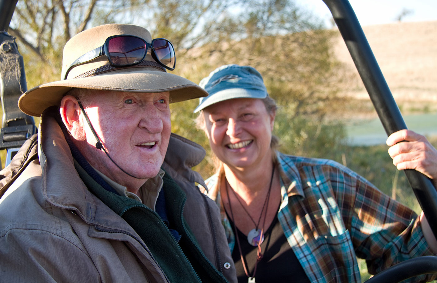 Davey and Nan in 2013.