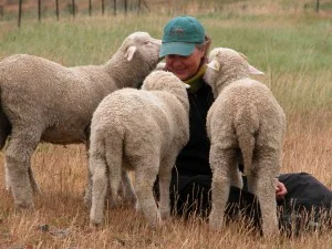 Clara, Vicky and Felix having a snuggle with “mom” after lunch