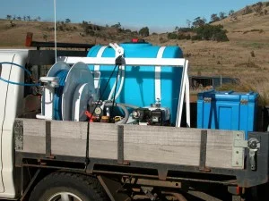 The fancy spray unit