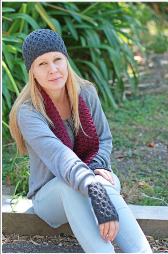 Justine Turners new “Coop” set: beanie, cowls, mitts, and mason jar cosy designed for WGW