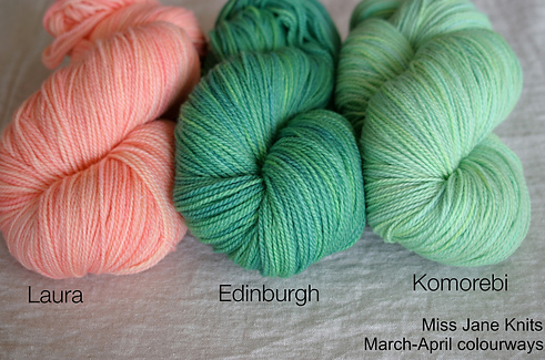 MIss Jane’s Knits new colour range