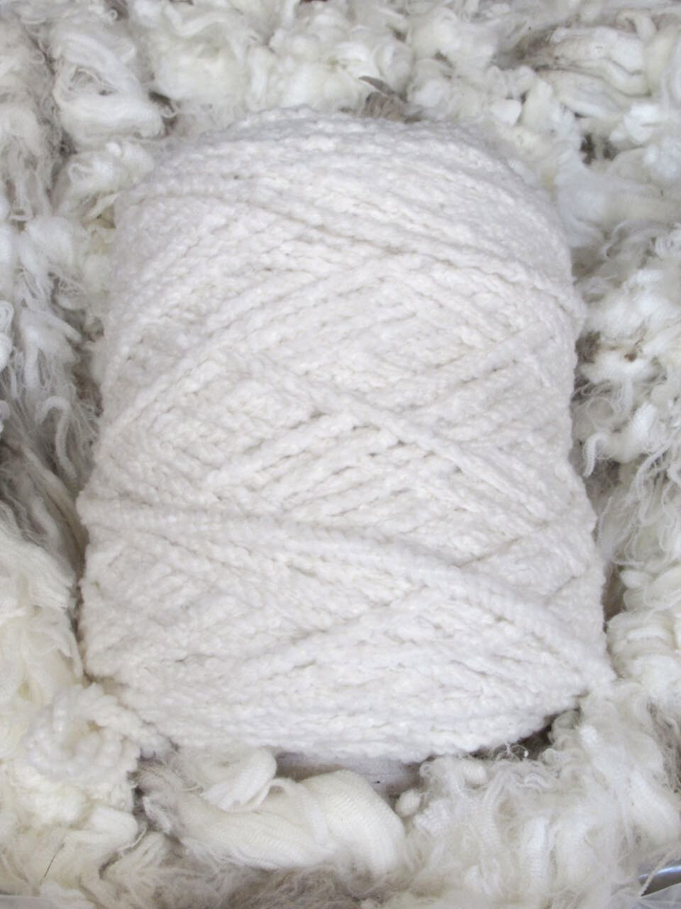 White Chunky Wool
