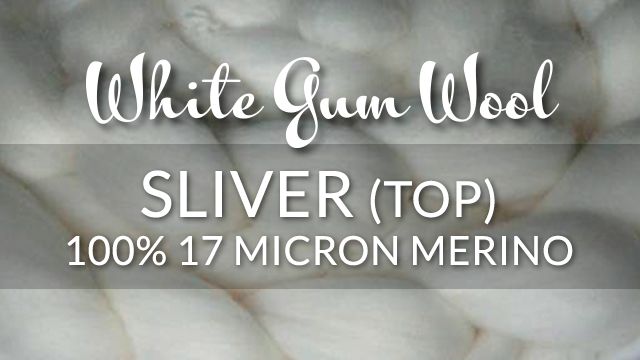 White Gum Wool 4-Ply Yarn - 400100814635