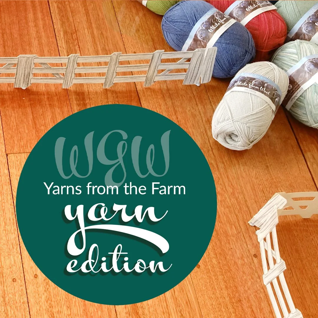 The latest Yarns from the Farm post -- all about WGW silk merino 4 ply. The post features hand-dyers @augustbirdau and @changelingcolouredyarns, pattern designers @restlessknitter and @melharrisondesign, and a video with Rebecca Robinson from @august
