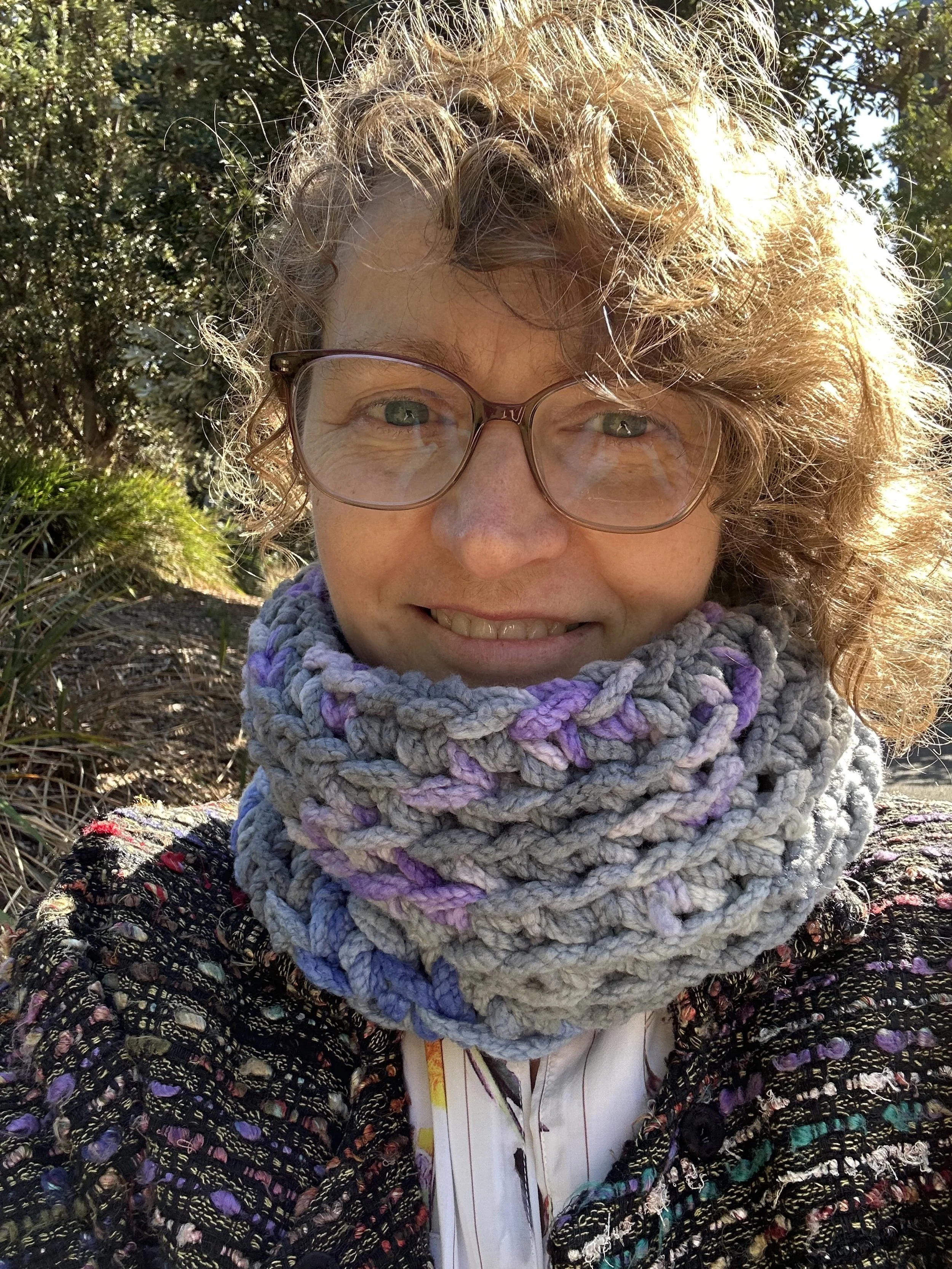 Free rope yarn crochet cowl pattern 