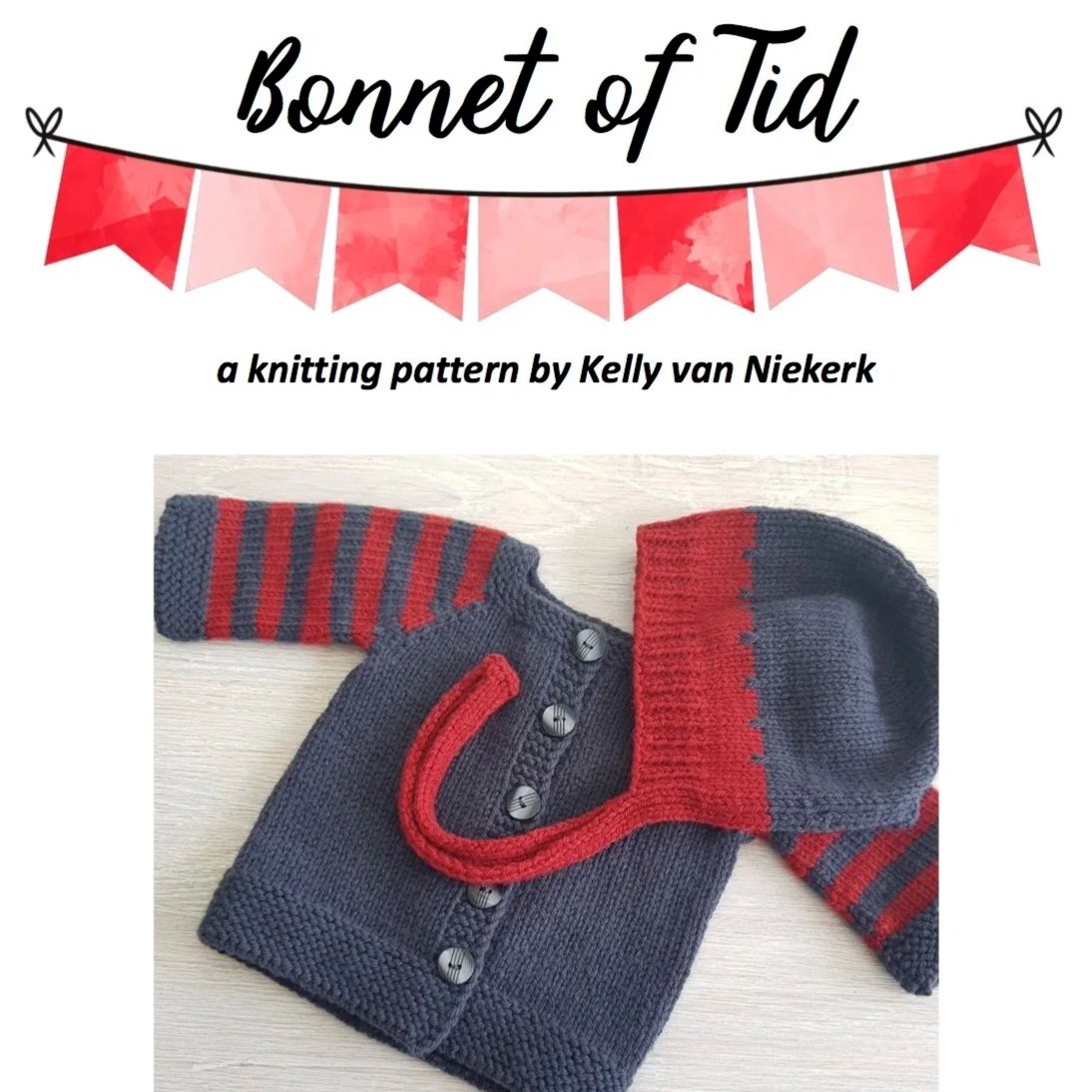 This simple colour blocking bonnet has a nifty construction, and is a great way to use up small amounts of yarn.