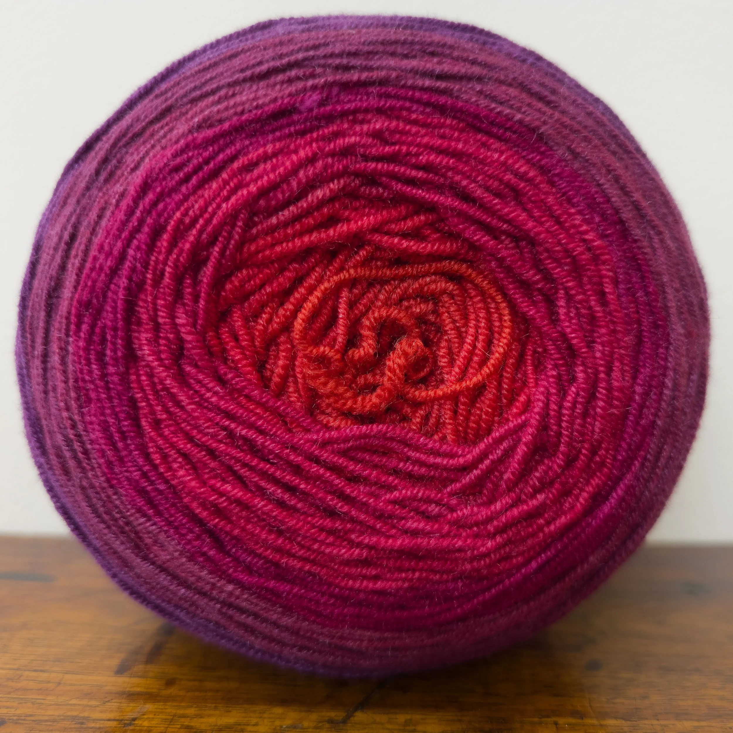 Silk Merino 4 ply (Fingering) Red Sundew