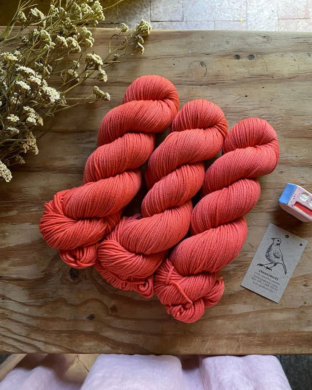 Desert Sunset Hand Dyed Yarn Bowerbird 5.jpg
