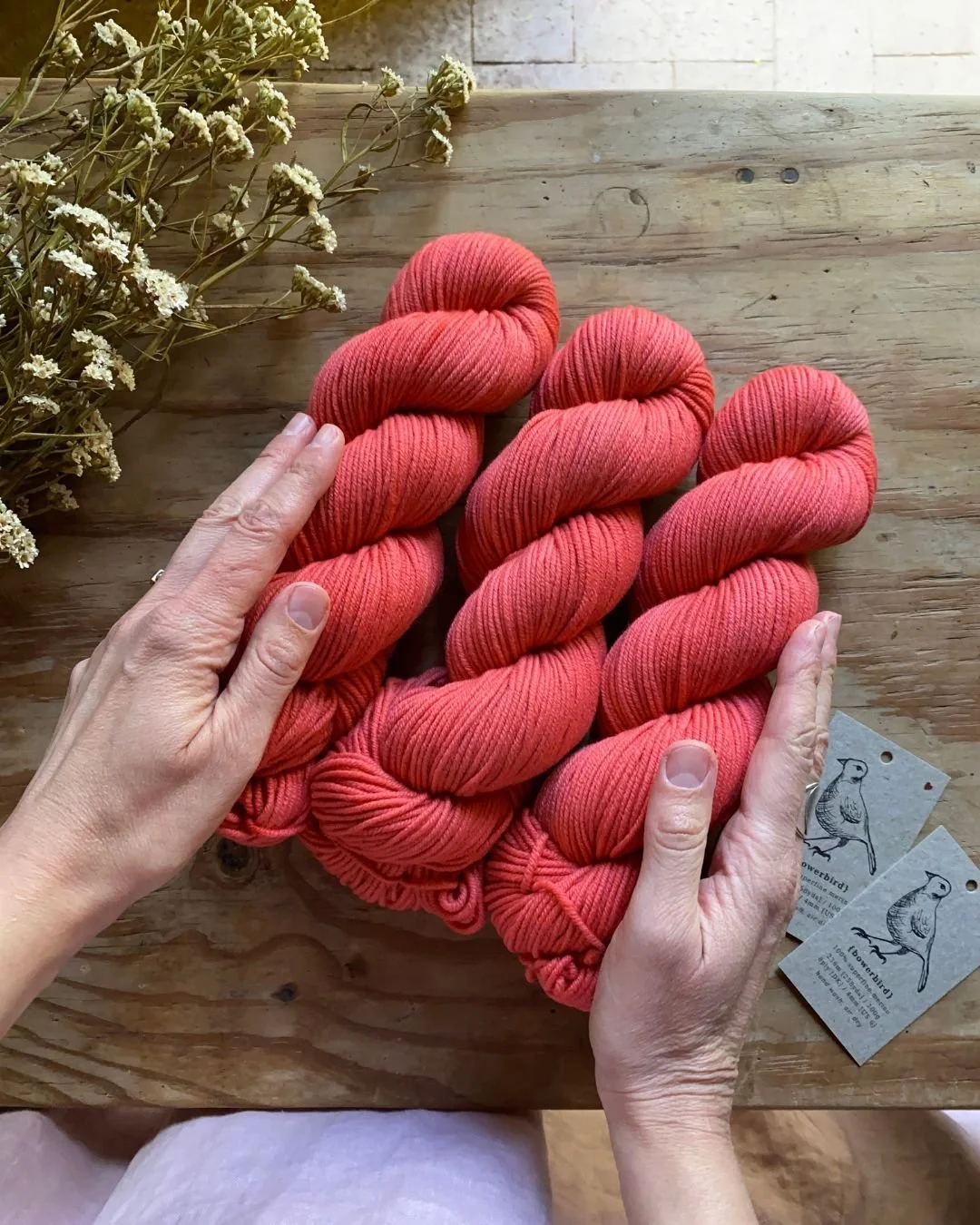 Desert Sunset Hand Dyed Yarn Bowerbird 3.jpg