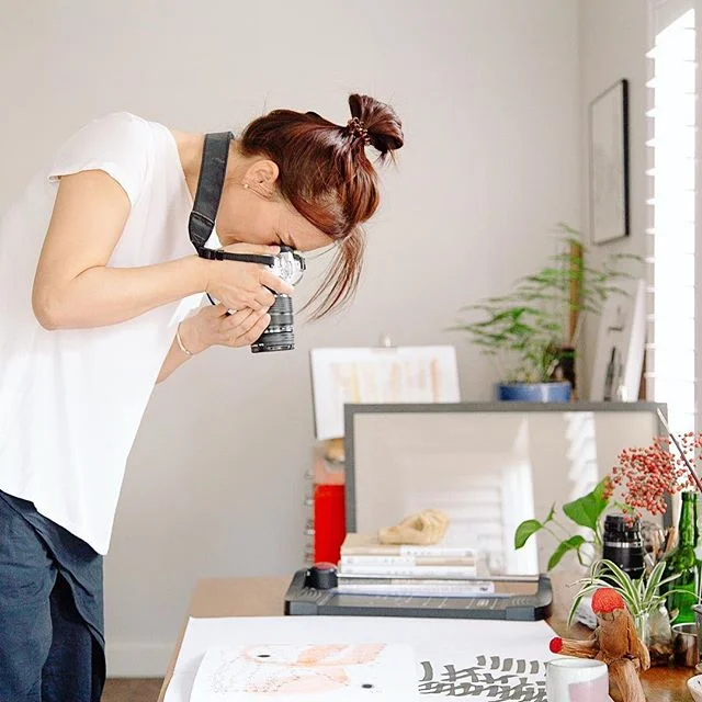 Spending time documenting @bjw_moments in her Adelaide home studio was utterly delightful. In amongst flurried bouts of activity and creativity she carved out quiet pauses for us to reflect on our progress with Chinese tea ceremony and conversation. Of course the whole thing was all the more pleasurable as we were also working alongside my longtime friend and collaborator @sweet_polka - who I’ve missed terribly since her move to Adelaide last year. Good to be back in the saddle together again ✨