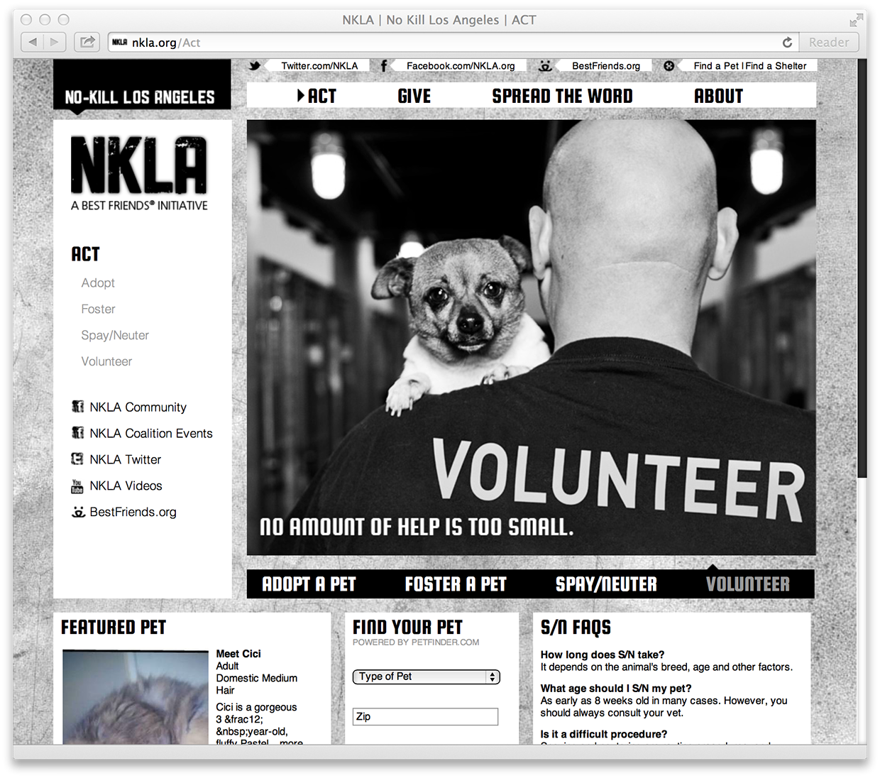 NKLA.org Action Page