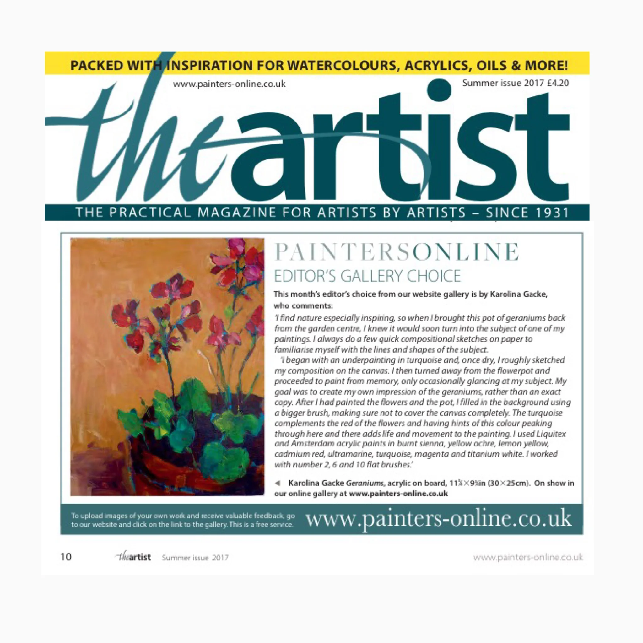 The Artist - Editor Choice of the Month