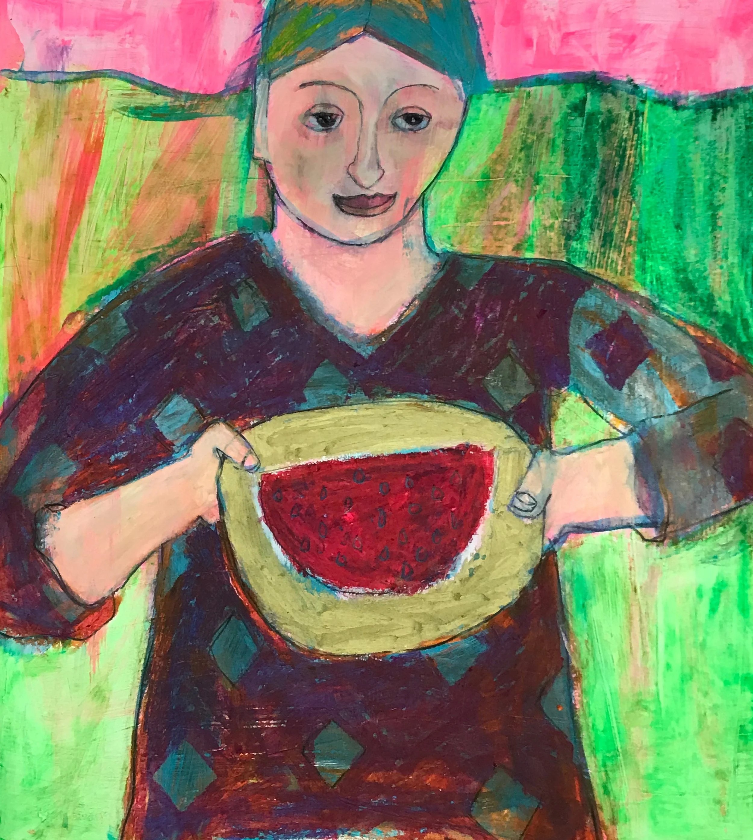 Anguria and her Watermelon