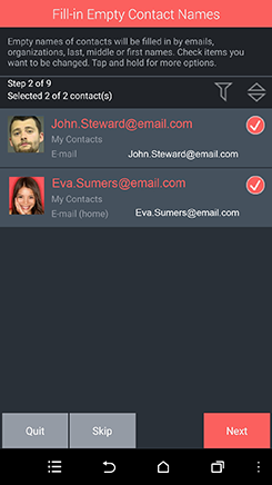 Contacts Optimizer — MOBILedit