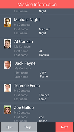 Contacts Optimizer — MOBILedit