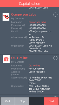 Contacts Optimizer — MOBILedit