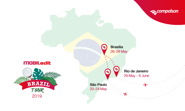 Brazil tour, May - June 2019