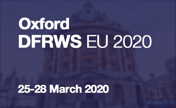DFRWS EU 2020 - Meet us in Oxford UK