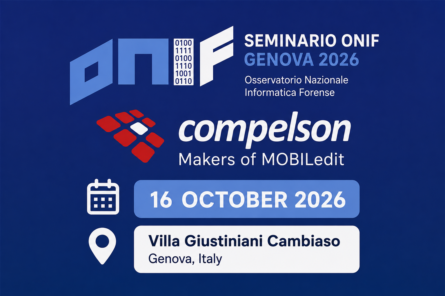 Seminario ONIF || Genova, Italy