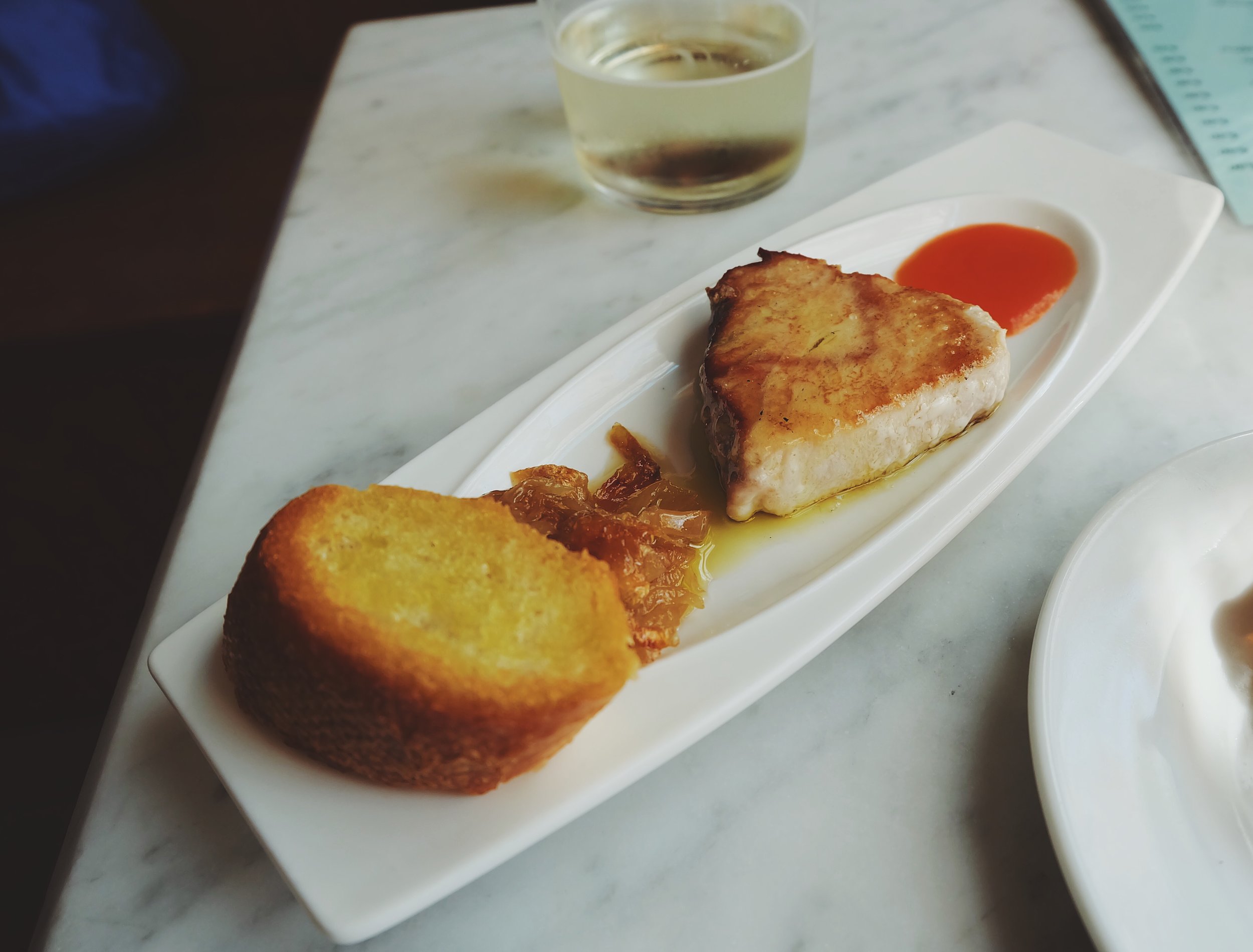 Special of the day: Tuna with grilled onions
