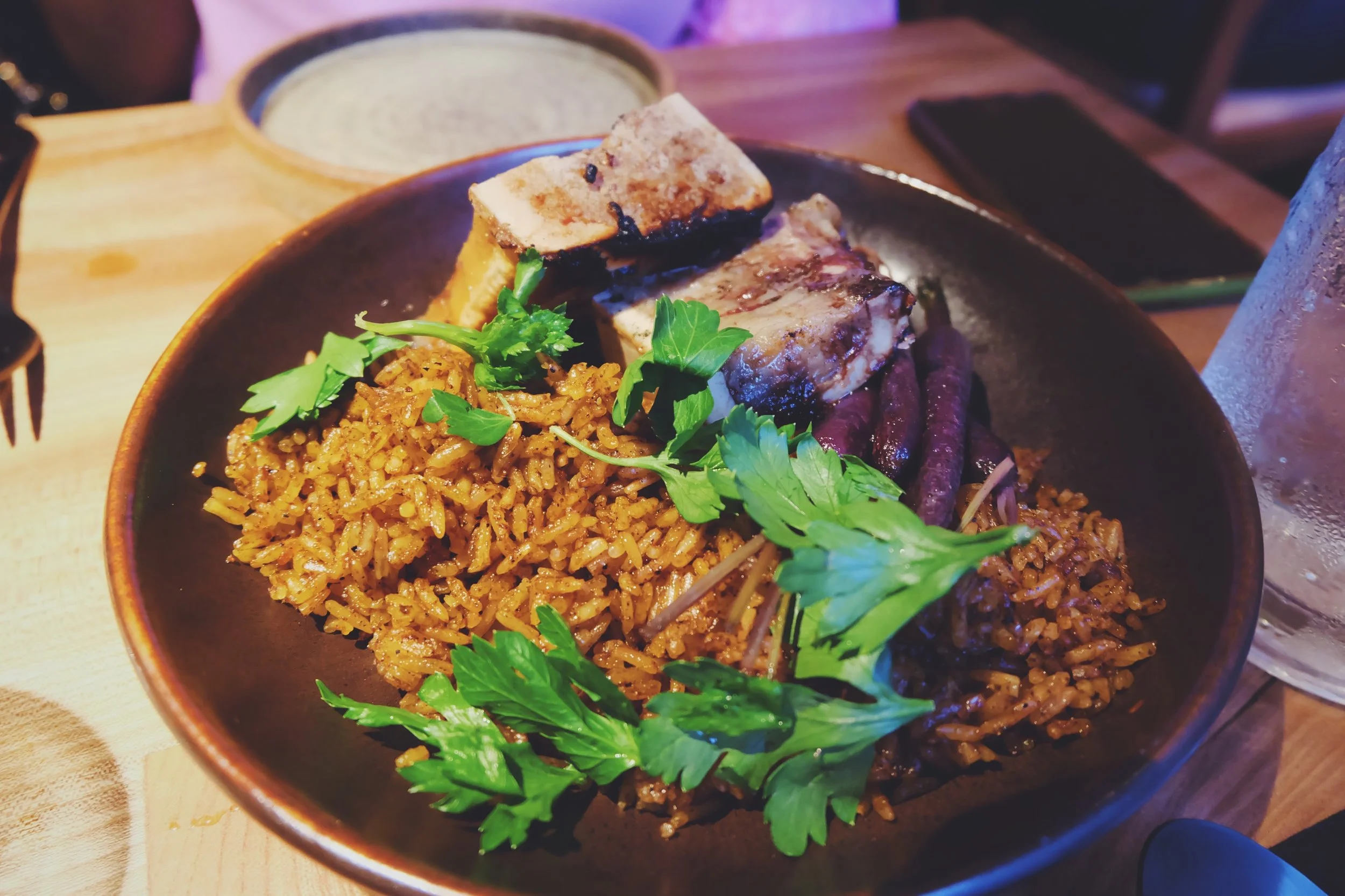 Jollof Rice & Smoked Bone Marrow (£10.50)