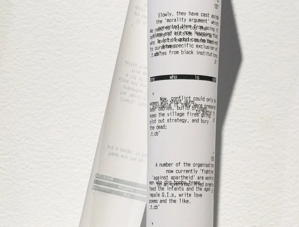 Nolan Oswald Dennis, biko.bambara (who/now), 2024 (detail)