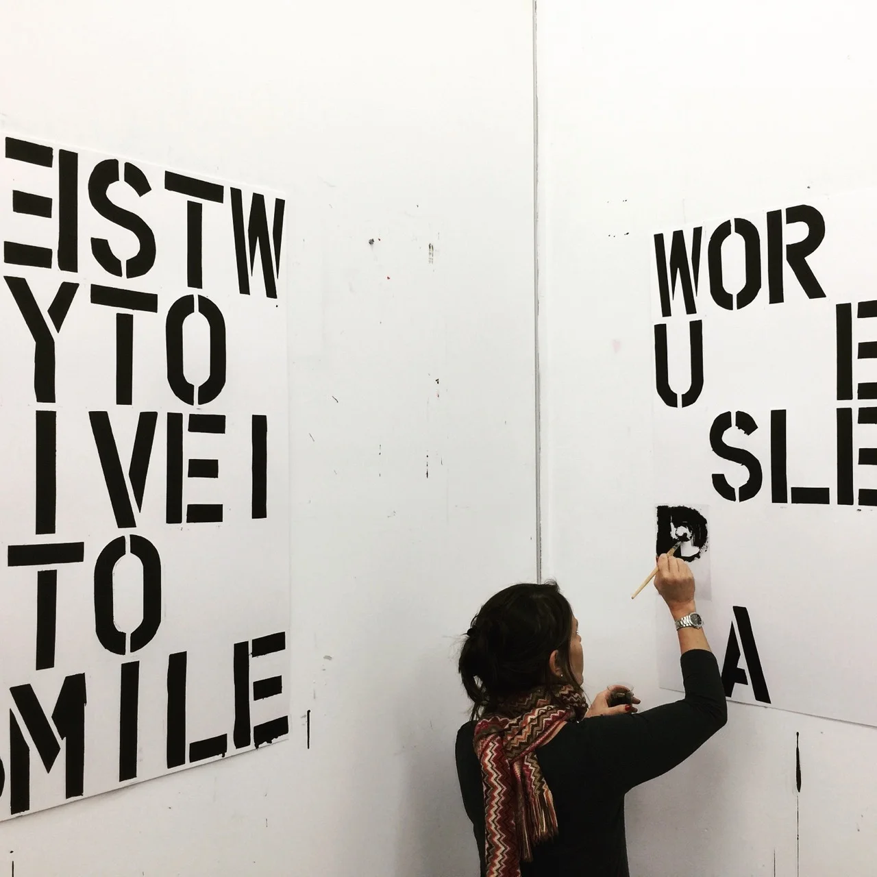 REAL/FAKE sur Christopher Wool 7 NOV
