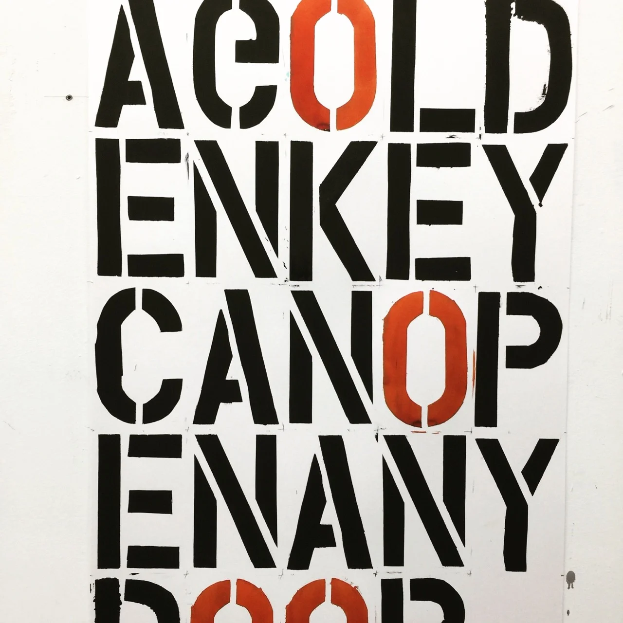 REAL/FAKE sur Christopher Wool 7 NOV