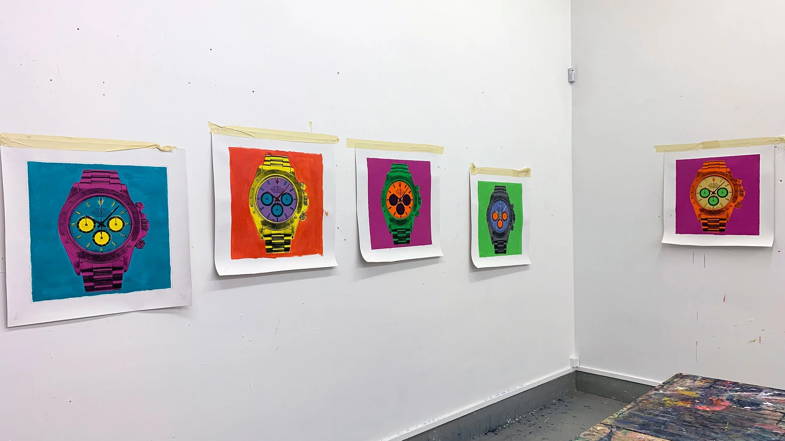 d'après Andy Warhol spécial Rolex